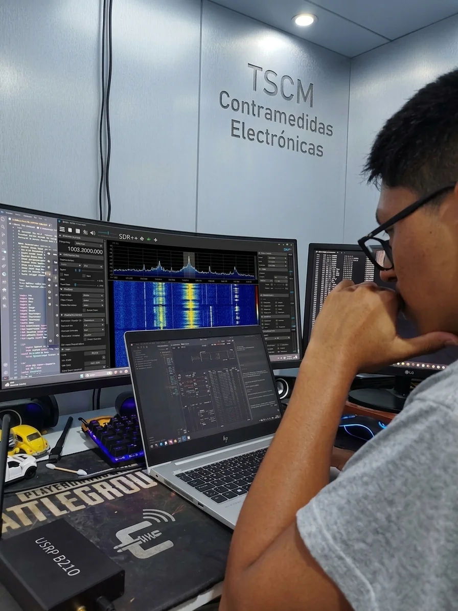 Plataforma SDR USRP B210 en un entorno de análisis